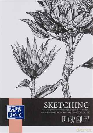 Blok Oxford Artistic Szkicowy A6 50 kartek 130g Klejony