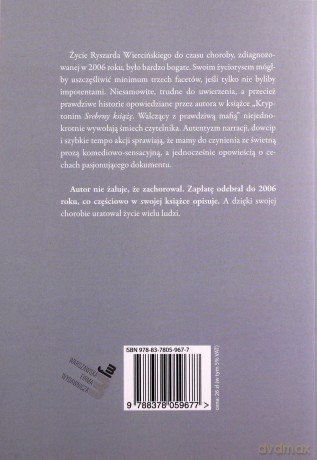 Kryptonim Srebrny Książę. Walczący z prawdziwą mafią - Ryszard Wierciński [KSIĄŻKA]