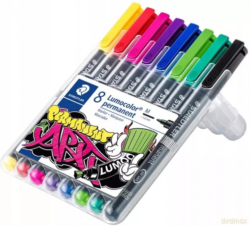 Cienkopis foliopis Staedtler 8 szt. 1 mm