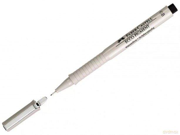 Cienkopis kreślarski Faber-Castell 166899 czarny
