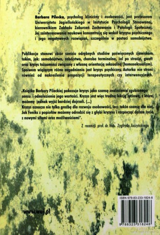 Kryzys psychologiczny. Wybrane zagadnienia - Barbara Pilecka [KSIĄŻKA]