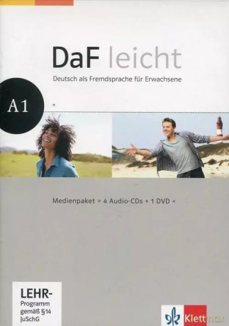DaF leicht A1. Medienpaket + 4 CD + DVD [KSIĄŻKA]