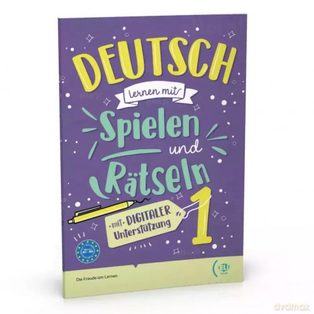Deutsch lernen mit Spielen und Ratseln 1 mit digitaler Unterstützung online A1-A2 [KSIĄŻKA]