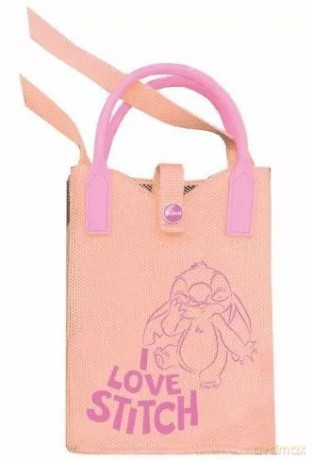 Disney Fashion. Torebka na ramię pastelowa. Peach. Stitch [KSIĄŻKA]