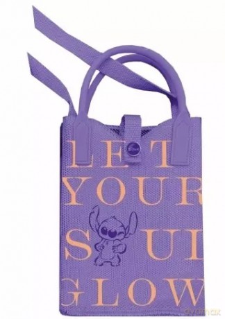 Disney Fashion. Torebka na ramię pastelowa. Purple. Stitch [KSIĄŻKA]