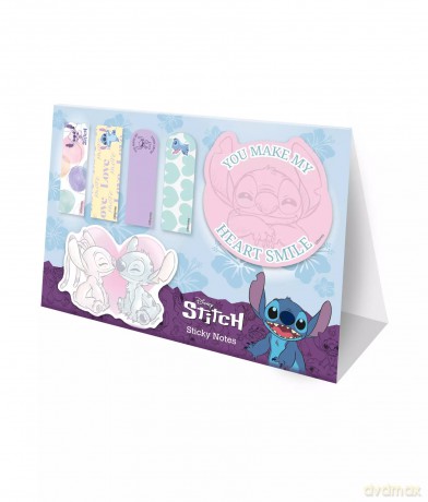 Disney Fashion. Zakładki inddeksujące 3 wzory. 48 kartek. Stitch [KSIĄŻKA]