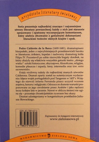 Książę niezłomny - Pedro Calderon de la Barca [KSIĄŻKA]