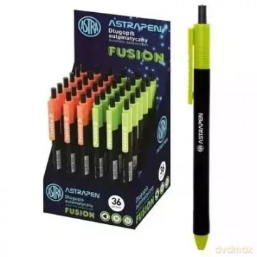 Długopis automat. trójkąt Fusion 0,6mm (36szt)