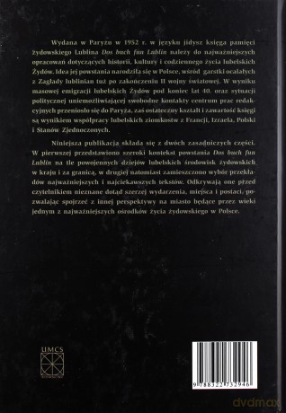 Księga pamięci żydowskiego Lublina [KSIĄŻKA]