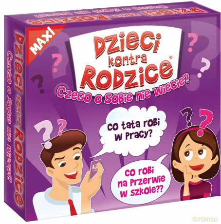 Dzieci kontra Rodzice. Czego o sobie nie wiecie Maxi [KSIĄŻKA]