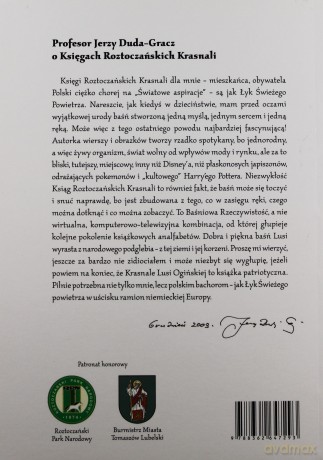 Księgi Roztoczańskich Krasnali. Wojenna sprawa krasnala Łezki. Księga czwarta - Lusia Ogińska [KSIĄŻKA]