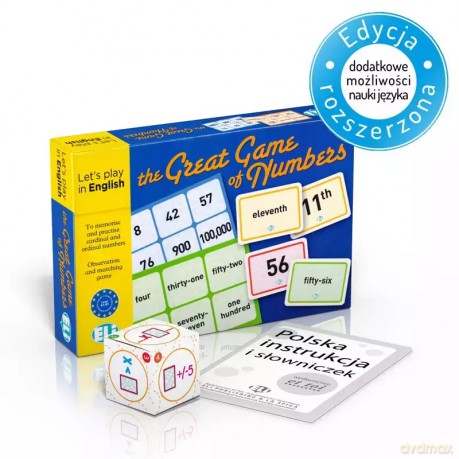 Gra językowa Angielski Great Games of Numbers [KSIĄŻKA]