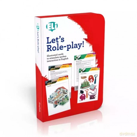 Gra językowa Angielski Let's Role-play! - zabawa w odgrywanie ról - karty do konwersacji [KSIĄŻKA]