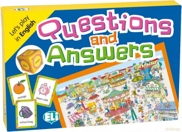 Gra językowa Angielski Questions and answers. Opr. karton [KSIĄŻKA]