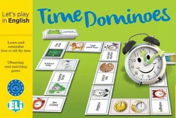 Gra językowa Angielski Time Dominoes. [KSIĄŻKA]
