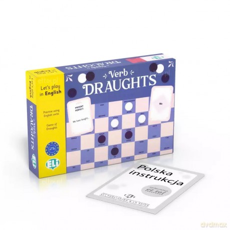 Gra językowa Angielski Verb Draughts. OOS [KSIĄŻKA]