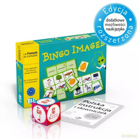 Gra językowa Francuski Bingo Images [KSIĄŻKA]