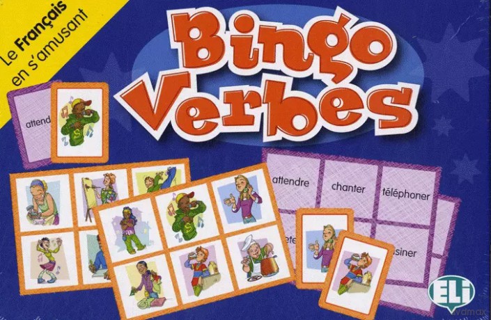 Gra językowa Francuski Bingo Verbes Francais [KSIĄŻKA]