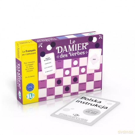 Gra językowa Francuski Le Damier des Verbes. [KSIĄŻKA]