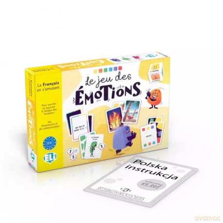 Gra językowa Francuski Le jeu des emotions [KSIĄŻKA]
