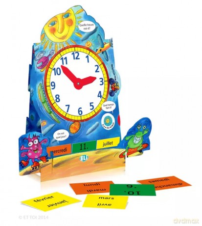 Gra językowa Francuski L'horloge [KSIĄŻKA]