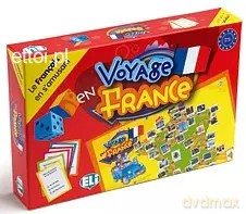 Gra językowa Francuski Voyage en France [KSIĄŻKA]