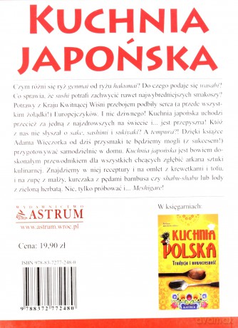 Kuchnia japońska - Adam Wieczorek [KSIĄŻKA]