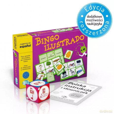 Gra językowa Hiszpański Bingo ilustrado [KSIĄŻKA]