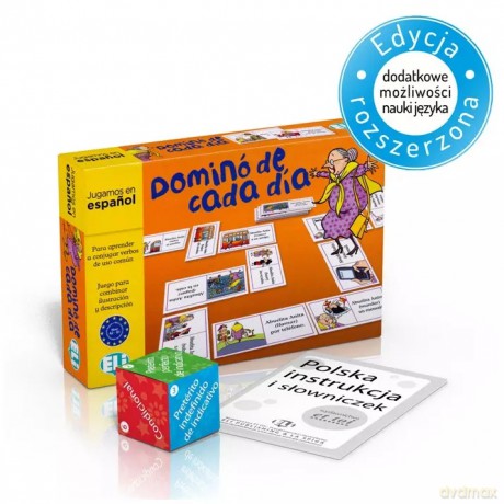 Gra językowa Hiszpański El domino de cada dia [KSIĄŻKA]