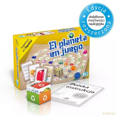 Gra językowa Hiszpański El planeta en juego [KSIĄŻKA]