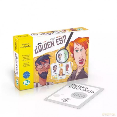 Gra językowa Hiszpański Quien es. Wydawnictwo ELI [KSIĄŻKA]