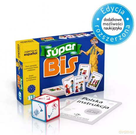 Gra językowa Hiszpański Super Bis Espanol [KSIĄŻKA]