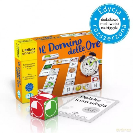 Gra językowa Włoski Domino delle ore italiano. Wydawnictwo ELI [KSIĄŻKA]