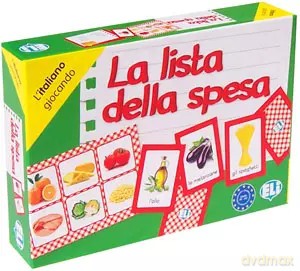 Gra językowa Włoski La lista della spesa [KSIĄŻKA]