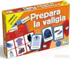 Gra językowa Włoski Prepara la valigia [KSIĄŻKA]