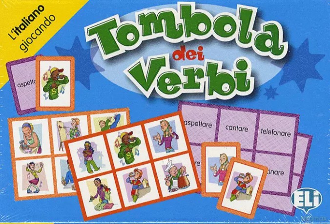 Gra językowa Włoski Tombola dei Verbi [KSIĄŻKA]