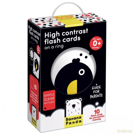 High Contrast. Flash Cards on a Ring 0m+ [KSIĄŻKA]