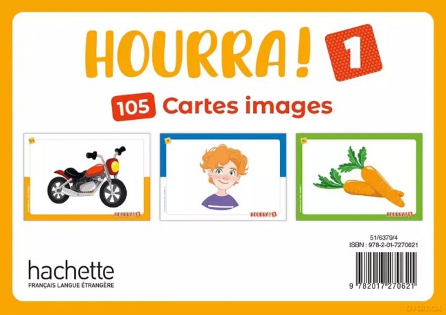 Hourra 1 karty obrazkowe - Hugues Denisot, Stéphanie Rivasseau [KSIĄŻKA]