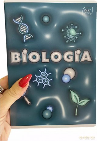 Inter DRUK Zeszyt w kratkę Biologia A5 60 kartek