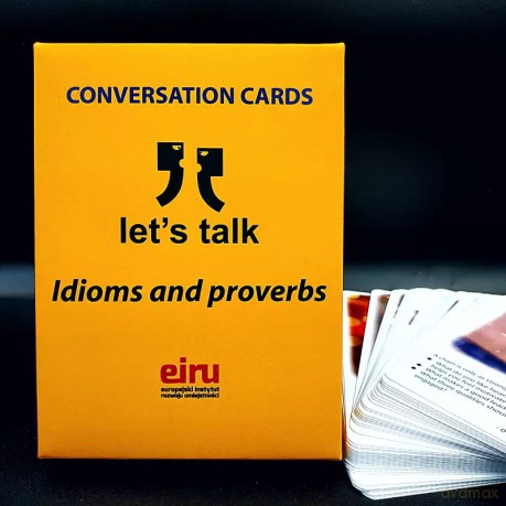 Karty konwersacyjne Idioms and proverbs [KSIĄŻKA]