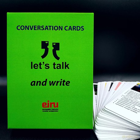 Karty konwersacyjne Let's talk and write [KSIĄŻKA]