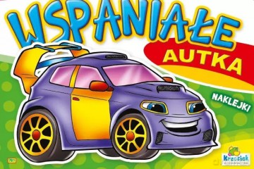 Kolorowanka z naklejkami. Wspaniałe auta Auto wyścigowe 781 [KSIĄŻKA]