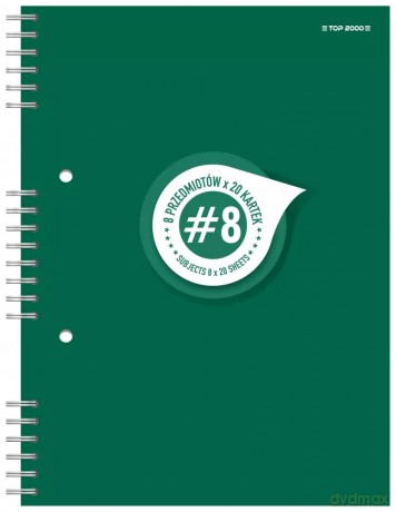 Kołozeszyt B5/160k kratka Student Top