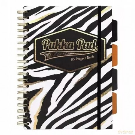 Kołozeszyt w linię. B5 Pukka Pad. Zebra [KSIĄŻKA]