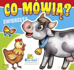 Książeczka harmonijkowa. Co mówią zwierzęta Krówka 819 [KSIĄŻKA]