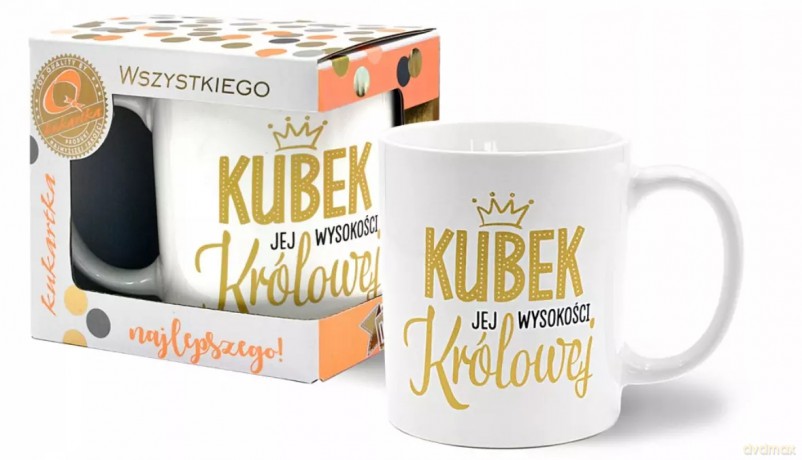 Kubek Premium Q 976. Kubek Jej Wysokości Królowej [KSIĄŻKA]
