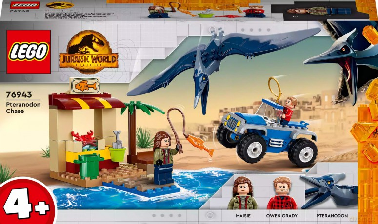 LEGO Jurassic World Pościg za pteranodonem 76943 (4 sztuki) [KLOCKI]