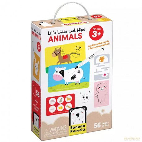 Let's Write and Wipe. Animals [KSIĄŻKA]