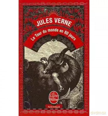LF Verne. Le Tour du monde en 80 jours - Jules Verne [KSIĄŻKA]