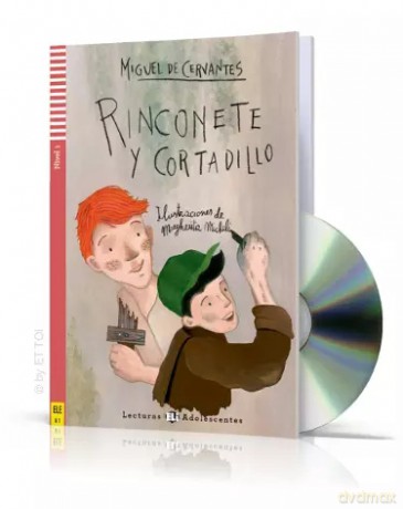 LH Rinconete y Cortadillo książka + CD A1 - Miguel de Cervantes [KSIĄŻKA]